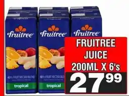 Advance Cash n Carry FRUITREE JUICE 200ML X 6's offer