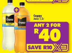 Shoprite Cappy Juice 1,5ℓ offer