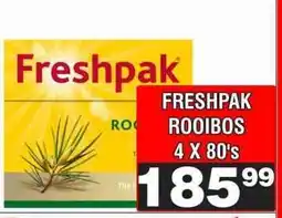 Advance Cash n Carry FRESHPAK ROOIBOS 4 X 80's offer