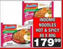Advance Cash n Carry INDOMIE NOODLES HOT & SPICY 40 X 80G offer