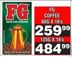 Advance Cash n Carry FG COFFEE 60G X 16's offer