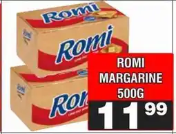 Advance Cash n Carry ROMI MARGARINE 500G offer