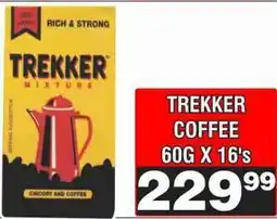 Advance Cash n Carry TREKKER COFFEE 60G X 16's offer