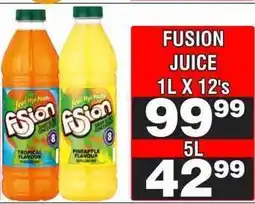 Advance Cash n Carry FUSION JUICE 1L X 12's offer