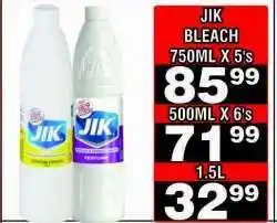 Advance Cash n Carry JIK BLEACH 1.5L offer