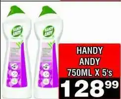 Advance Cash n Carry HANDY ANDY 750ML X 5's offer