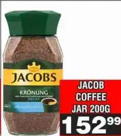 Advance Cash n Carry JACOB COFFEE JAR 200G offer