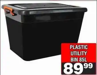 Advance Cash n Carry PLASTIC UTILITY BIN 85L offer