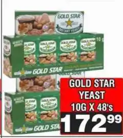 Advance Cash n Carry GOLD STAR YEAST 10G X 48's offer