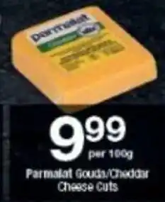 Checkers Parmalat Gouda/Cheddar Cheese Cuts 100g offer
