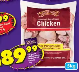 Shoprite Farmer's Choice Frozen Chicken Mixed Portions offer