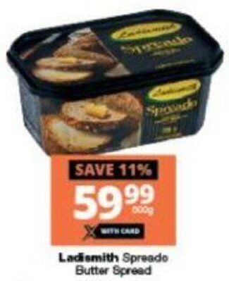 Checkers Landi Smith Spreads Butter Spread 500g offer