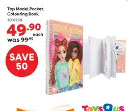 ToysRUs Top Model Pocket Colouring Book offer