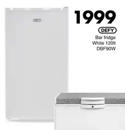 Save Defy Bar fridge White offer