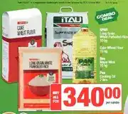 Spar SPAR Long Grain White Parboiled Rice 10 kg + Cake Wheat Flour 10 kg + Itau Maize Meal 10 kg + Oil offer