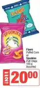 Spar Flyers Puffed Corn or Spookies Puff Chips 100 g Assorted - Buy 2 for offer