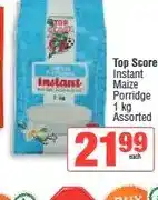Spar Top Score Instant Maize Porridge 1 kg Assorted offer