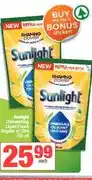 Spar Sunlight Dishwashing Liquid Pouch Regular or Ultra 750 ml offer