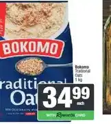 Spar Bokomo Tradional Oats 1 kg offer