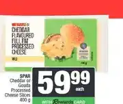 Spar SPAR Cheddar or Gouda Processed Cheese Slices 400 g offer