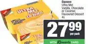 Spar Danone Ultra Mel Vanilla, Chocolate or Caramel Flavoured Dessert 4s offer