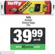 Spar Tuffy Budget Refuse Bags 20s offer