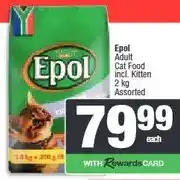 Spar Epol Adult Cat Food incl. Kitten 2 kg Assorted offer