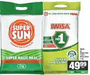 Spar Iwisa or Super Sun Super Maize Meal 5 kg offer