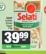 Spar Selati Golden Brown Sugar 2 kg offer