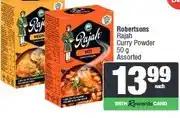 Spar Robertsons Rajah Curry Powder 50 g Assorted offer