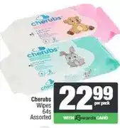 Spar Cherubs Wipes 64s Assorted offer
