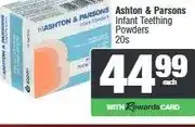 Spar Ashton & Parsons Infant Teething Powders 20s offer