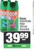 Spar Doom Insecticide Killer 300 ml Assorted offer