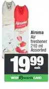 Spar Airoma Air freshener 210 ml Assorted offer
