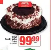 Spar SPAR Country Value Cakes Assorted offer