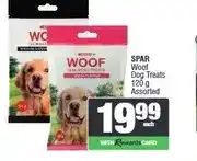 Spar SPAR Woof Dog Treats 120 g Assorted offer
