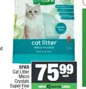 Spar SPAR Cat Litter Micro Crystals Super Fine 1.5 kg offer