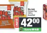 Spar Big Jack Frozen Pies 160 g Assorted - Buy any 2 for offer