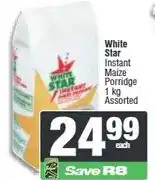 Spar White Star Instant Maize Porridge 1 kg Assorted offer