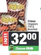 Spar Frimax Snappers 150 g Assorted - Buy 2 for offer
