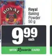 Spar Royal Baking Powder 50 g offer