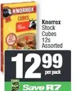 Spar Knorrox Stock Cubes 12s Assorted offer
