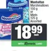 Spar Manhattan Marshmallows 150 g or Mints 125 g Assorted offer