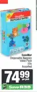 Spar SaveMor Disposable Nappies Value Pack 50s Assorted offer