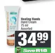 Spar Healing Hands Hand Cream 75 ml Assorted offer