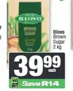 Spar Illovo Brown Sugar 2 kg offer