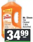 Spar Mr Sheen Tile Cleaner 1 litre offer