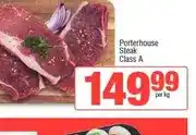 Spar Porterhouse Steak Class A per kg offer