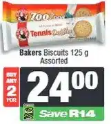 Spar Bakers Biscuits 125 g Assorted (Buy any 2) offer