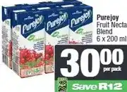 Spar Purejoy Fruit Nectar Blend 6 x 200 ml offer